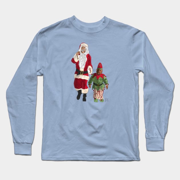 Bad Santa: Back in the Saddle Again Long Sleeve T-Shirt by 51Deesigns